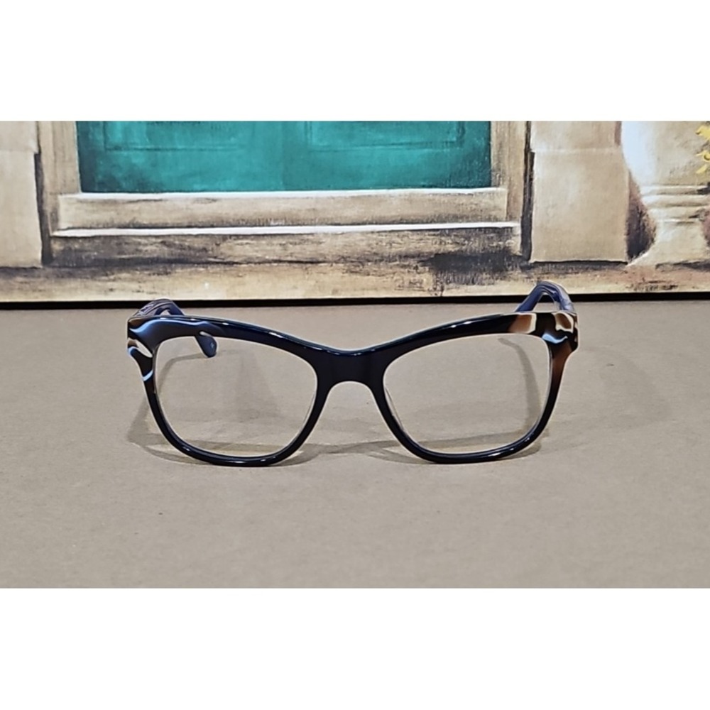 L.A.M.B -‎ LA035 NAV 53/19/140 mm - Navy Blue Multi Cat Eye Frames Only